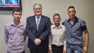 Da esquerda pra direita: Robson Lacerda, Roberto Andrade, Altamiro Nogueira e Marcosuel Fialho.